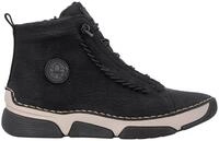 Rieker Damen High-Top-Schuhe Schwarz mit Rei&szlig;verschluss - Beige - 36