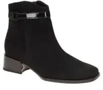 Gabor Damen Stiefeletten 8067, Veloursleder, Rei&szlig;verschluss, Blockabsatz,