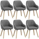 WOLTU 6X Esszimmerst&uuml;hle K&uuml;chenstuhl Wohnzimmerstuhl Design Stuhl...