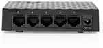 Nedis NSWH5P110BK Netzwerkschalter CAT5/CAT5e/CAT6/CAT6a/CAT7 ABS Schwarz -...