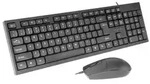 Tacens Anima ACP02PT, Kabelgebunden, USB, Membran Key Switch, QWERTY, Schwarz, Maus
