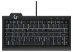 KeySonic Super Mini-TAS Backlight BK KSK-3010ELC UK - Tastatur - Schwarz