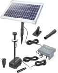 esotec Solar Teichpumpenset 8/400 LED mit 6,4V/4Ah LiFe-Akkuspeicher 101936