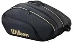 Wilson Defy V1 Padelschl&auml;gertasche Schwarz Schwarz One Size - Schwarz