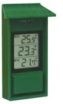 SELVA Max.-Min.-Thermometer f&uuml;r drinnen und drau&szlig;en, gr&uuml;n