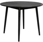 Housecraft Living Fabio Esstisch Rund 120 cm Holz Schwarz - Schwarz