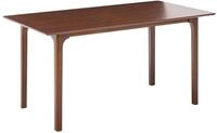 BELIANI Esstisch Holzoptik Dunkle Esche MDF-Tischplatte mit Holzbeinen 160 x 90...