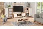 Couchtisch Sandi modern & stabil f&uuml;rs Wohnzimmer aus Holzwerkstoff - Braun