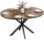 HOMCOM Esstisch Ausziehbar 100/135 x 100cm Esszimmertisch f&uuml;r 6 Personen -...