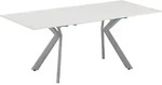 Esstisch Vicco Trill Wei&szlig;/Grau 140-190 x 90 cm ausziehbar, Model 51995 -...