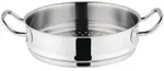 Vogue Tri Wall Dampfgareinsatz 24Cm Edelstahl - Silber