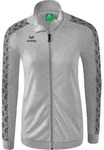 erima Essential Team Tracktop Jacke 40 hellgrau melange/slate grey - Hellgrau - 40