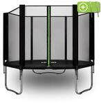 VirtuFit Trampolin mit Sicherheitsnetz Schwarz 305 cm