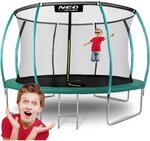 Neo-Sport 14ft/435cm profiliertes Gartentrampolin mit Innennetz