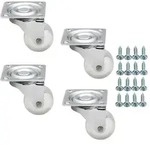 SOTECH M&ouml;belrolle KIEL &Oslash; 35 mm transparent &ndash; ohne Bremse (4 St&uuml;ck)