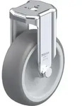Blickle BKRA-TPA 101G, Rolle, 275 kg, Silber, Grau, Fixed wheels, Thermoplastisches