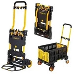 Stanley Sackkarre und Einkaufskiste Set - 2in1 Transportwagen 137 kg - Faltbare