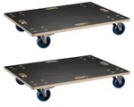 Wiltec Transportroller 2er Set 800 x 600 mm mit 800 kg Traglast, M&ouml;belroller...