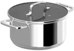 BergHOFF 1315079, 3 l, Edelstahl, Edelstahl, Edelstahl, Keramik, Elektro, Gas,