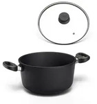 Hoffmann STONIQ Kochtopf &Oslash; 24 cm IQ-SHIELD Antihaft mit Deckel - Schwarz