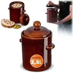 KADAX Fassbeiztopf mit Kragen 2,5L