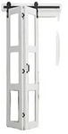 VEVOR Bifaltige Scheunent&uuml;r, 914 x 2134 mm, MDF mit geh&auml;rtetem Glas, Bifaltige