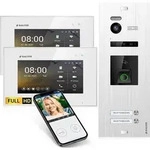 HD Video T&uuml;rsprechanlage mit Fingerprint RFID und Smartphone App f&uuml;r 2