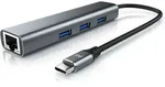 Primewire - USB C HUB mit RJ45 Ethernet - 10/100/1000 Mbit/s - Gigabit...
