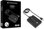 Conceptronic HUBBIES 4-Port-USB 3.0-Hub, 90cm Kabel, USB 3.2 Gen 1 (3.1 Gen 1)