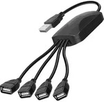 Akyga AK-AD-13, USB 2.0, USB 2.0, Schwarz, Polen, CE, FCC, RoHS, 75 mm - Schwarz