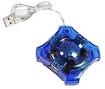 Esperanza EA150B, USB 2.0, USB 2.0, Blau, 0,6 m, USB - Blau