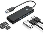 Orico PAPW3AT-U3 USB-Hub mit 4 Anschl&uuml;ssen (3x USB-A 3.0) und