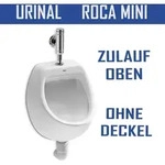 ROCA MINI Pissoir Urinal Zulauf Von Oben Keramik Wei&szlig; Modern - Wei&szlig;