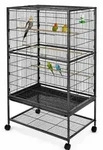 Mucola Vogelvoliere mit Sitzstangen Vogelk&auml;fig Vogelhaus Papageienk&auml;fig...
