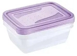 keeeper Fredo, Container, Rechteckig, 1,25 l, Violett, Transparent, Polypropylen