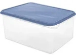 K&uuml;hlschrankdose eckig 8 l RONDO, Farbe:Horizon Blue - Blau/Transparent