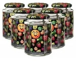 Ritzenhoff & Breker Smile Vorratsglas 770 ml sechseckig 6er Set - Transparent