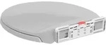 vidaXL Toilettensitz mit Absenkautomatik Quick-Release Hellgrau Oval - Grau