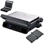 Zilan Kontaktgrill 2000W mit Touch Display &ndash; Fettauffangschale - Digitaler