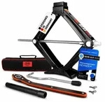 HEYNER&reg; Scherenwagenheber Set 2 t, passend f&uuml;r Opel Astra Elektro L 98-442mm