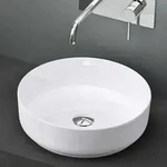 Mai & Mai Waschbecken Aufsatzwaschbecken BTH: 31x31x11cm Waschschale Rund...