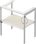 DURAVIT WT4543R3939 Metallkonsole bodenst. White Tulip