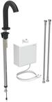 Geberit 116167141 Piave WT-Arm., Standmontage, Netz - Schwarz