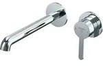 Steinberg Serie 341 Waschtisch-Wand-Einhebelmischer, Fertigmontageset mit