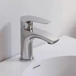 Kronenbach Rivara Waschtisch-Einhebelmischer ohne Ablaufgarnitur, wassersparend
