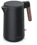 Arendo Wasserkocher Wood Style CORE, 1,5 l, 2200 W, Teekocher mit...