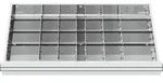 STIER Schubladeneinteilung Metalleinteilung BLH 100/125 mm Innenma&szlig; 800x450 mm...