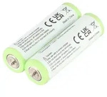 2 St&uuml;ck Akku passend f&uuml;r Panasonic ER1410, ER1411, ER154, WER1410L2508, 1,2V,