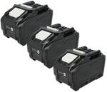 EXTENSILO 3x Akku kompatibel mit Makita TD001G, HS004G, W001G, HR003G Werkzeug...