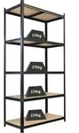 Schwerlastregal Giant Ragnar | HxBxT 200x100x50cm | 5 MDF-Platten-Ebenen | Fachlast